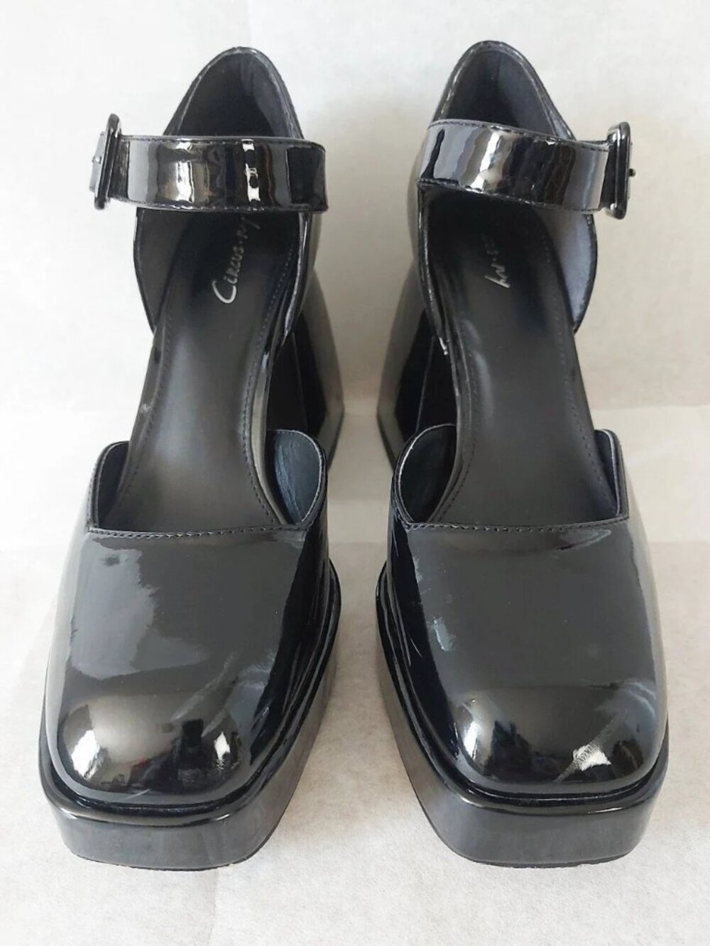 Circus By Sam Edelman Karlie Platform Mary Jane Pumps Patent Leather 7.5 Witchy - Picture 2 of 11